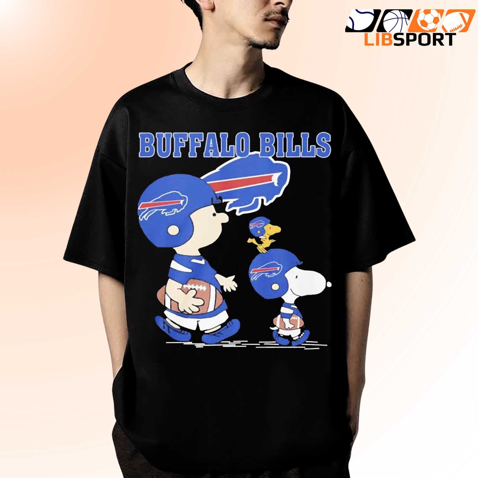 Snoopy Buffalo Bills T Shirt, Nfl Team Football Tee, Unisex Fan Streetwear